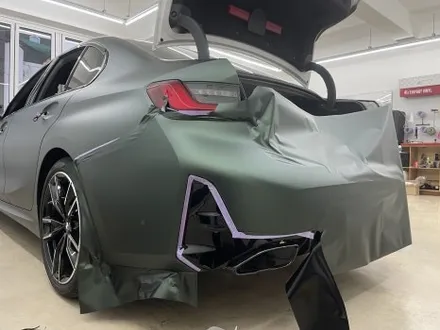 대구 랩핑 BMW M340i 스톤 그린 시공 / 대구 남구 봉덕동