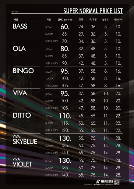 블락포디 비반사필름 BINGO / 강남구 개포동