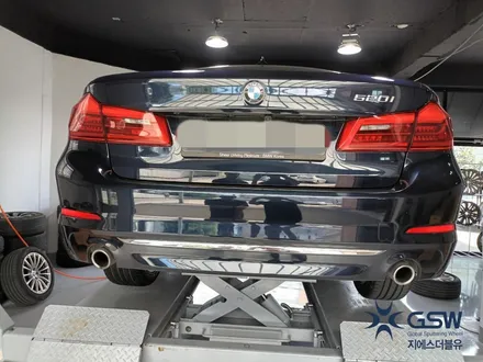 [지에스더블유 수원점] BMW 520I 18인치 다크 스퍼터링 휠 도색 후기 수원 휠 도색 / 성남시 시흥동