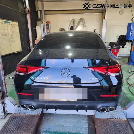 판교에서 찾은 벤츠 휠복원 잘하는 곳 CLS450 다이아컷팅 복원 / 성남시 시흥동