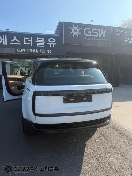 판교 랜드로버 레인지로버 23인치 순정휠 블랙유광 휠도색 후기 / 성남시 시흥동