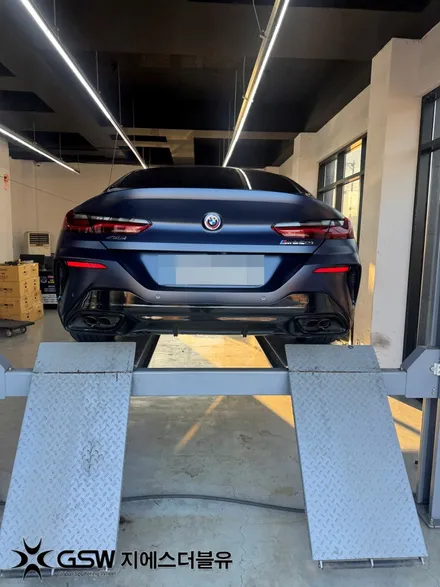 판교 BMW M850i 20인치 다이아컷팅 휠복원 작업 / 성남시 시흥동