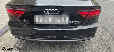 수지 아우디 A7 20인치 고스트 크롬 휠도색 후기｜순정휠에서 감성 업그레이드 성공! / 성남시 시흥동