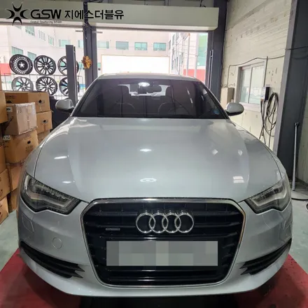 수원 휠도색 아우디 A6 19인치 티타늄 크롬 휠복원 도장 완전 재생 후기 / 성남시 시흥동