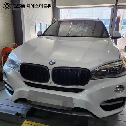 판교 BMW X6 휠도색 순정 컷팅휠에서 블랙 유광으로 드레스업 / 성남시 시흥동