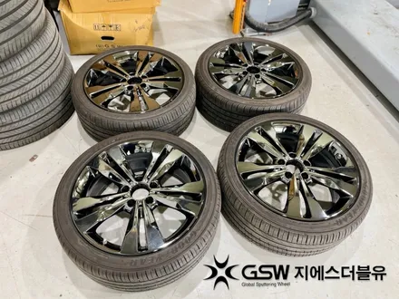 수원 벤츠 휠 도색 CLA 200D 18인치휠 블랙크롬 잘하는 업체 소개해 드립니다! / 성남시 시흥동