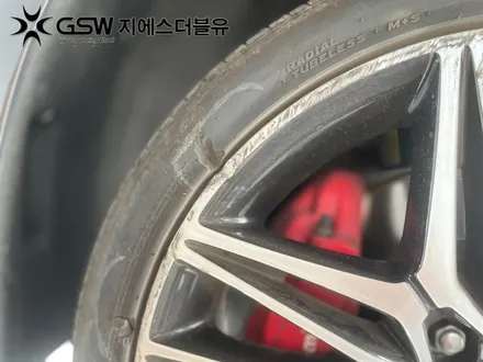 [안산 휠수리] 기아 스팅어 마이스터 19인치 다이아컷팅 휠복원 잘하는 업체 지에스 더블유! / 성남시 시흥동