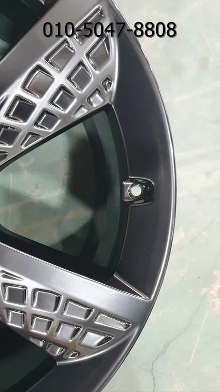 용인휠복원 제네시스 G70 20인치 상처로 인한 휠복원 후기 탁송 서비스 대품 장착 / 성남시 시흥동