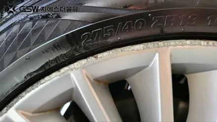 벤츠 휠복원 S350 19인치휠 실버 스크래치 성남 휠복원 / 성남시 시흥동