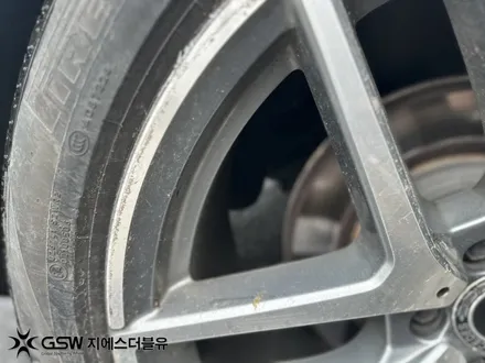벤츠 GLE 350D 21인치휠 블랙크롬 강남 휠도색 작업 후기 / 성남시 시흥동