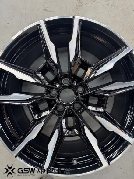 판교 BMW M850i 20인치 다이아컷팅 휠복원 작업 / 성남시 시흥동