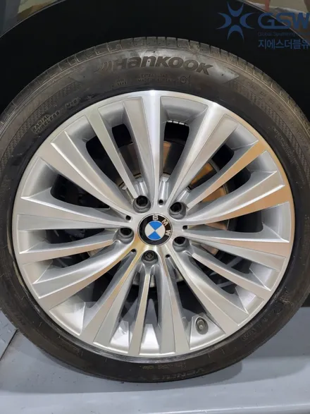 BMW GT 19인치 휠복원 다이아컷팅휠수리작업 지에스더블유수원점 / 성남시 시흥동