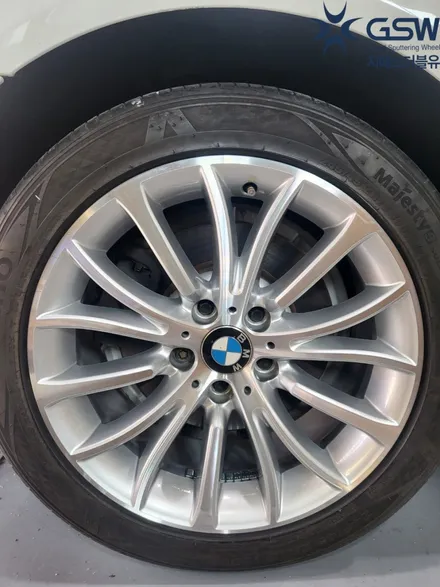 BMW 520d 19인치 휠복원 다이아컷팅 휠수리 안양휠복원 / 성남시 시흥동