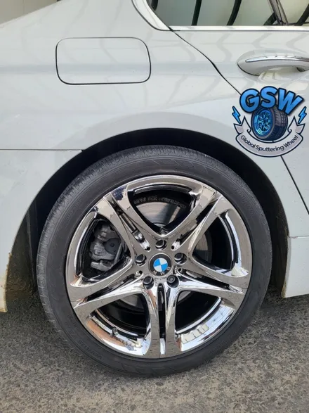 [수원휠복원] 세류동 휠복원 잘하는곳 지에스더블유 BMW 640I 19인치휠 복원 화이트크롬 휠도색 의뢰하였습니다! / 성남시 시흥동