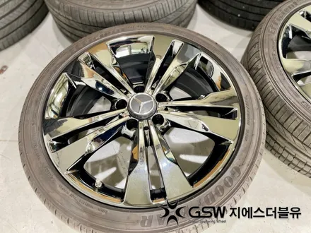 수원 벤츠 휠 도색 CLA 200D 18인치휠 블랙크롬 잘하는 업체 소개해 드립니다! / 성남시 시흥동