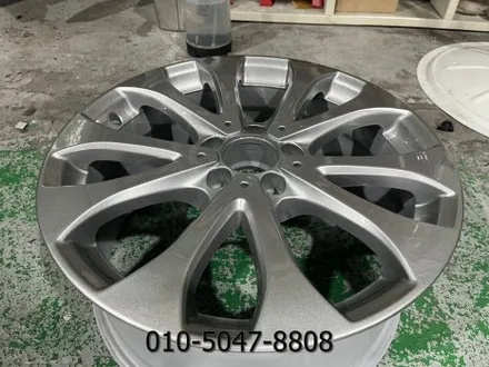 자동차 휠 복원 벤츠E 클래스 18인치 상처로 인한 휠복원 차량탁송 처리 후기입니다 / 성남시 시흥동