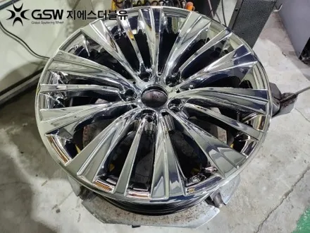 경기도 광주 BMW X3 19인치휠 상처로 인한 화이트 크롬 휠도색 작업 후기 / 성남시 시흥동