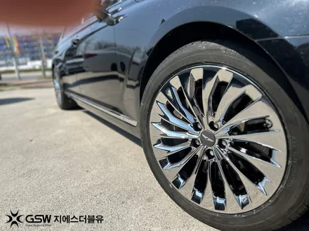 수원 휠도색 EQ900 순정휠에서 크롬 휠도색 리얼 후기 / 성남시 시흥동