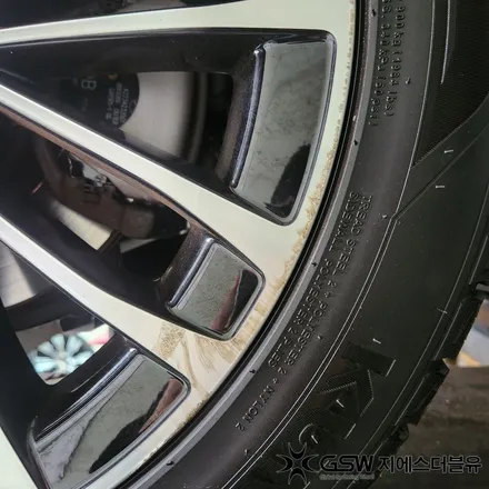 스크래치 휠, 판교에서 벤츠 S350D 19인치 복원 완료 / 성남시 시흥동