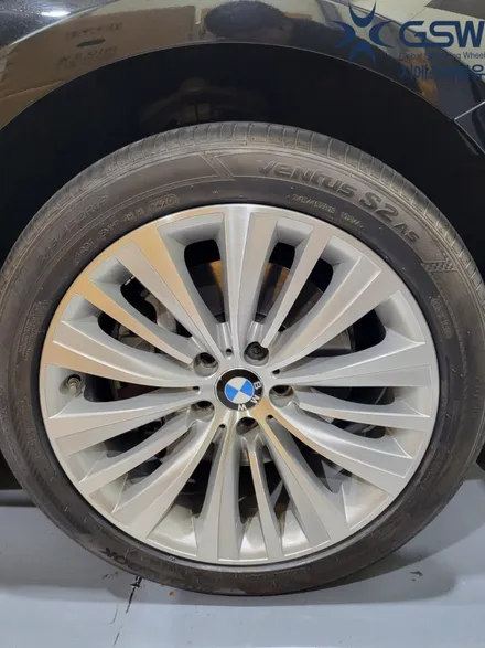 BMW GT 19인치 휠복원 다이아컷팅휠수리작업 지에스더블유수원점 / 성남시 시흥동