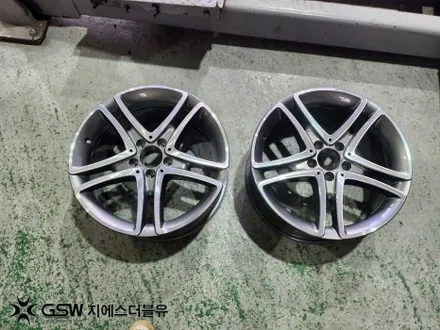 강남 벤츠 S500 18인치휠 다이아컷팅 휠복원 작업 후기 / 성남시 시흥동