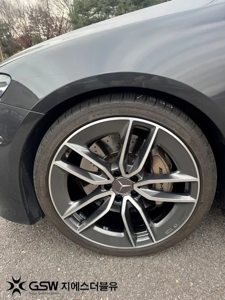 판교 휠복원 잘하는 곳 벤츠 AMG E53 다이아컷팅 휠복원 / 성남시 시흥동