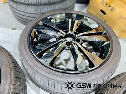 수원 벤츠 휠 도색 CLA 200D 18인치휠 블랙크롬 잘하는 업체 소개해 드립니다! / 성남시 시흥동