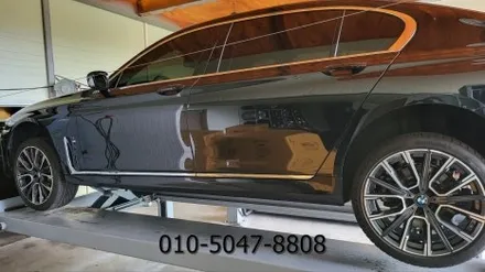 화성휠복원 BMW740LI 20인치 다이아커팅 휠수리 찾아가는 서비스 탁송, 대품 휠 장착 / 성남시 시흥동