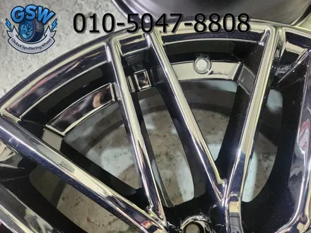 제네시스 G70 18인치 상처로 인한 휠복원 및 블랙 크롬 휠도색 탁송 처리 대품 휠 장착 후기입니다 / 성남시 시흥동