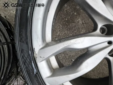 판교 BMW 휠도색 M550D 20인치휠 순정 휠에서 블랙유광 휠도색 작업 후기 / 성남시 시흥동