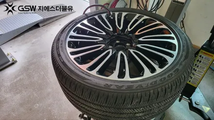 링컨 에비에이터 22인치휠 안산 휠복원 / 성남시 시흥동