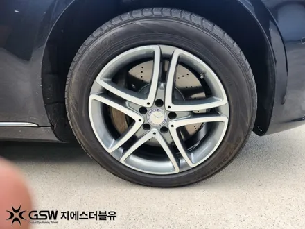 강남 벤츠 S500 18인치휠 다이아컷팅 휠복원 작업 후기 / 성남시 시흥동