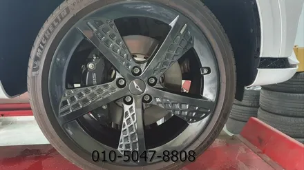 용인휠복원 제네시스 G70 20인치 상처로 인한 휠복원 후기 탁송 서비스 대품 장착 / 성남시 시흥동