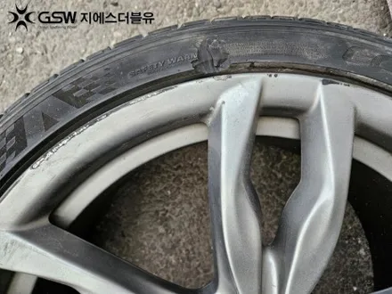 판교 BMW 휠도색 M550D 20인치휠 순정 휠에서 블랙유광 휠도색 작업 후기 / 성남시 시흥동