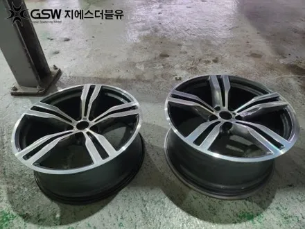 수원 휠복원 BMW M550I 20인치휠 다이아컷팅 작업 후기 / 성남시 시흥동