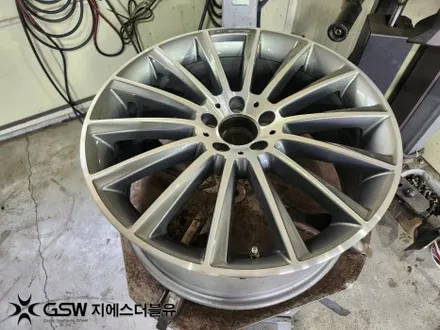 벤츠 휠복원 S450 20인치휠 수원 다이아컷팅 작업 후기 / 성남시 시흥동