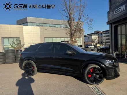 판교 RSQ8 23인치 휠도색│순정컷팅휠 → 블랙유광 변신 GSW 판교점 / 성남시 시흥동