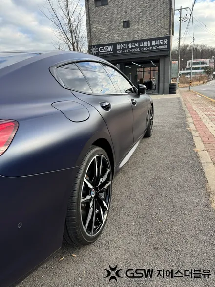 판교 BMW M850i 20인치 다이아컷팅 휠복원 작업 / 성남시 시흥동