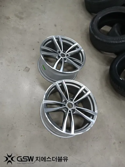 수원 BMW 730LD 휠복원 19인치 다이아컷팅 휠 스크래치 복원 후기 / 성남시 시흥동