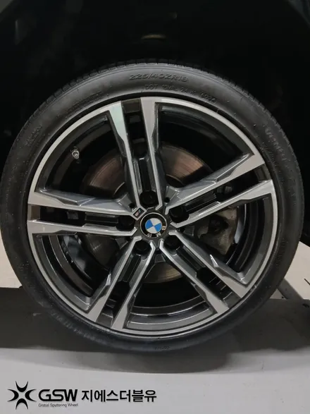 판교 수입차 휠복원 BMW 120i 18인치 휠 스크래치 해결 / 성남시 시흥동