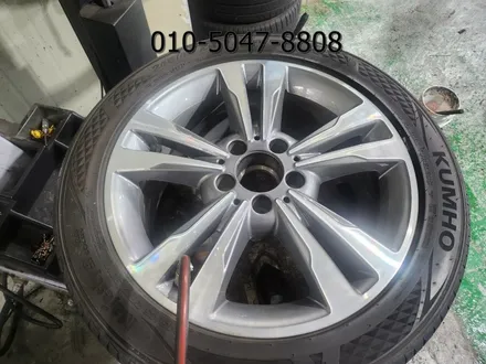 평택휠복원 벤츠 E300 18인치 다이아커팅 상처로 인한 휠복원 후기 찾아가는 서비스 탁송 서비스 / 성남시 시흥동