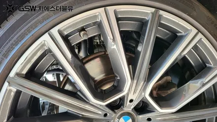 천안휠복원 BMW 730LD 20인치 컷팅휠 작업 후기 / 성남시 시흥동