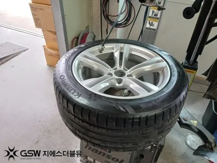성남 BMW X5 19인치휠 실버 스크래치 휠복원 작업 후기 / 성남시 시흥동