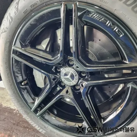 강남 → 판교 방문! 벤츠 S400D 블랙유광 휠도색 작업 스토리 / 성남시 시흥동