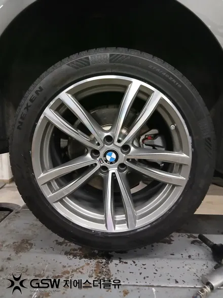 수원 BMW 730LD 휠복원 19인치 다이아컷팅 휠 스크래치 복원 후기 / 성남시 시흥동