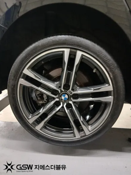 판교 수입차 휠복원 BMW 120i 18인치 휠 스크래치 해결 / 성남시 시흥동