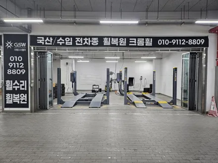 더뉴 카니발 19인치휠 화이트 크롬 용인 휠도색 / 성남시 시흥동