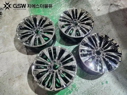 경기도 광주 BMW X3 19인치휠 상처로 인한 화이트 크롬 휠도색 작업 후기 / 성남시 시흥동