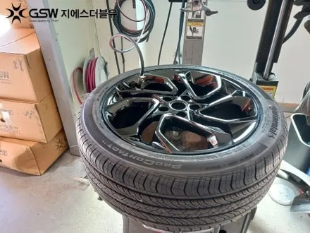 쉐보레 트랙스 크로스오버 19인치휠 블랙유광 안성 휠도색 / 성남시 시흥동