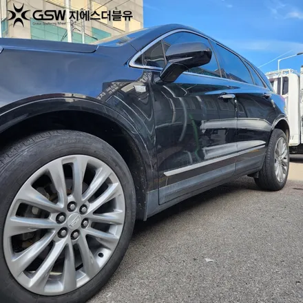 판교 캐딜락 XT5 20인치 실버휠 스크래치 복원 GSW 판교점 작업공정 완벽 공개! / 성남시 시흥동